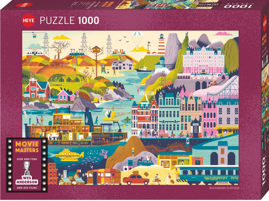Wes Anderson Films (1000 pieces)