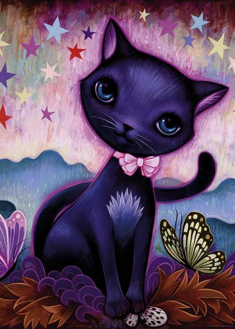 Black kitty (1000 pieces)