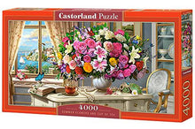 Load image into Gallery viewer, Summer Flowers and Cup Of Tea (4000 pieces)
