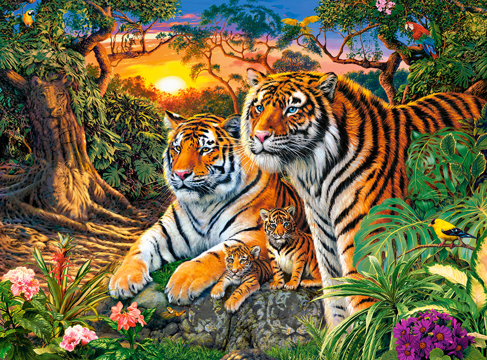 Tiger Family (2000 pieces)