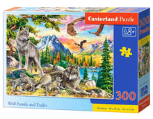 Load image into Gallery viewer, Wolf Family and Eagles (300 pieces)
