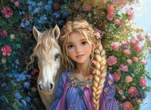Load image into Gallery viewer, Princess With A Horse (300 pieces)
