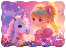 Load image into Gallery viewer, Princess with Unicorn (30 pieces)
