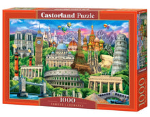 Load image into Gallery viewer, Famous Landmarks (1000 pieces)
