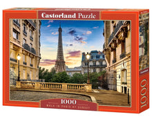 Load image into Gallery viewer, Walk in Paris at Sunset (1000 pieces)
