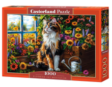 Load image into Gallery viewer, Blooming Cat Meditation (1000 pieces)
