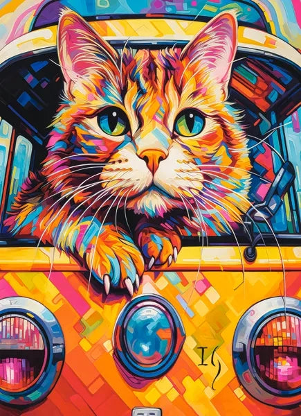 Cat Bus Travel (100 pieces)