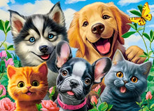 Load image into Gallery viewer, Pets Selfie (120 pieces)
