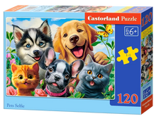 Load image into Gallery viewer, Pets Selfie (120 pieces)
