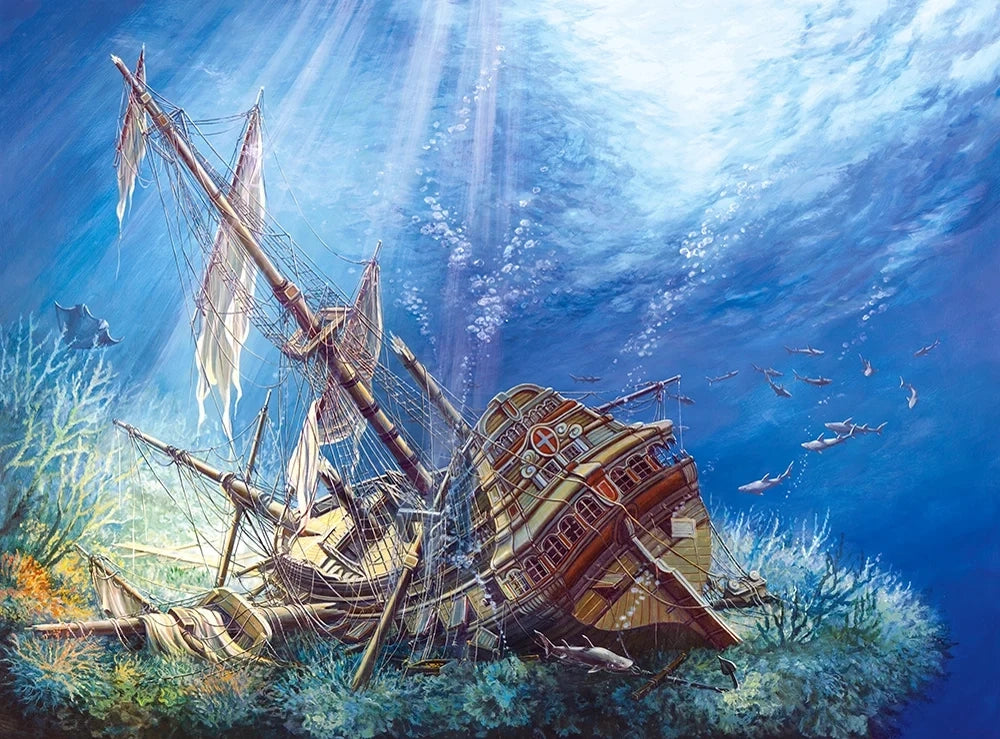 Sunk Galleon (2000 pieces)