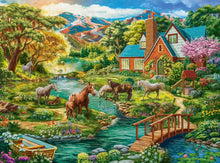 Load image into Gallery viewer, Idyllic House with Horses (2000 pieces)
