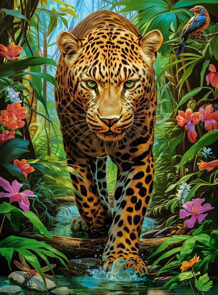 Leopard in the Wild (2000 pieces)