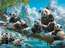 Load image into Gallery viewer, Pandas' Winter Fun (2000 pieces)
