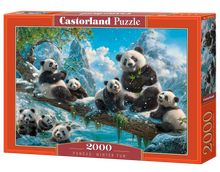Load image into Gallery viewer, Pandas' Winter Fun (2000 pieces)
