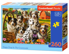 Load image into Gallery viewer, Happy Dogs In The Countryside (260 pieces)
