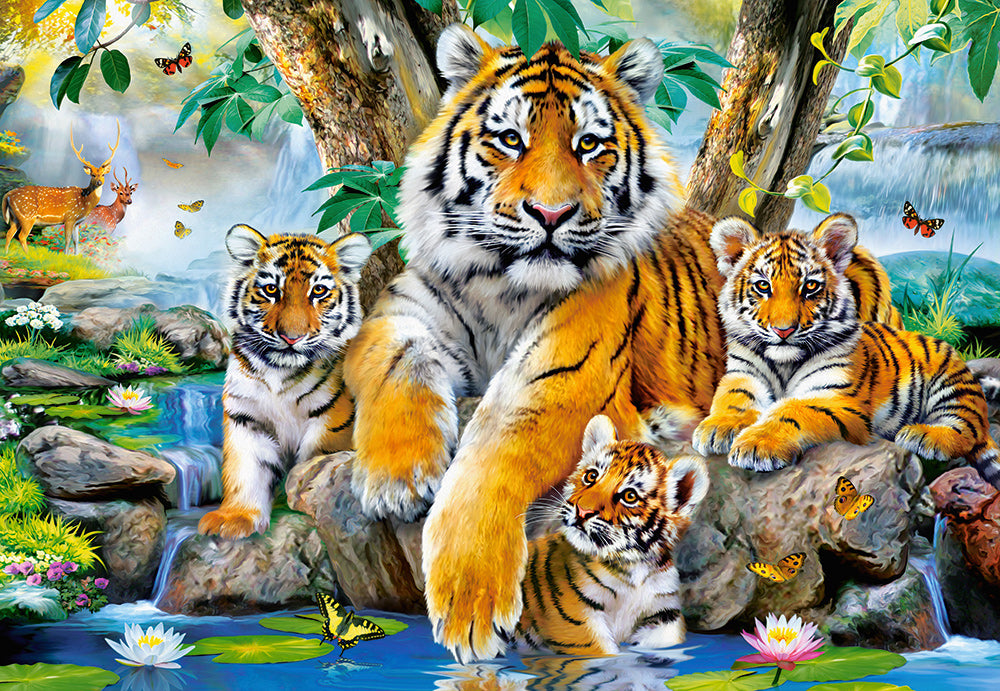 Tigers by the Stream (1000 pieces)