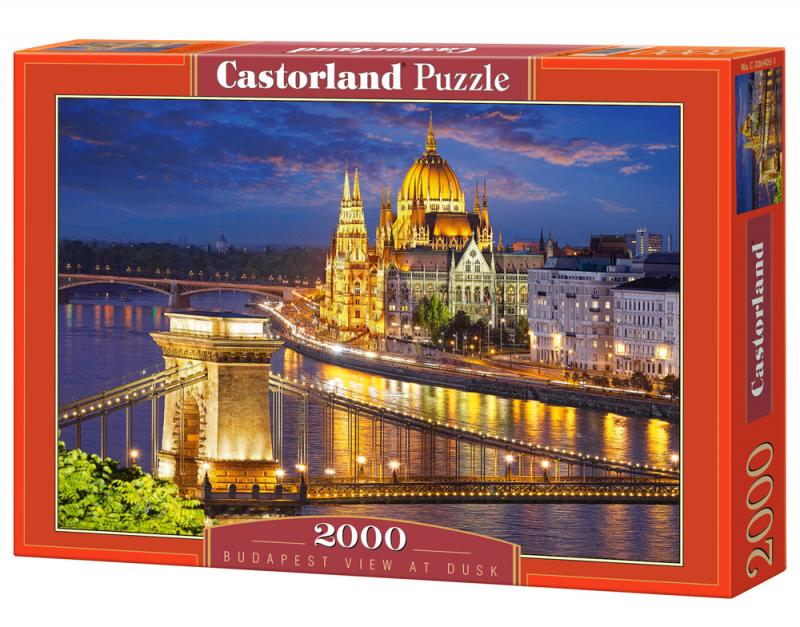 Budapest View at Dusk (2000 pieces)