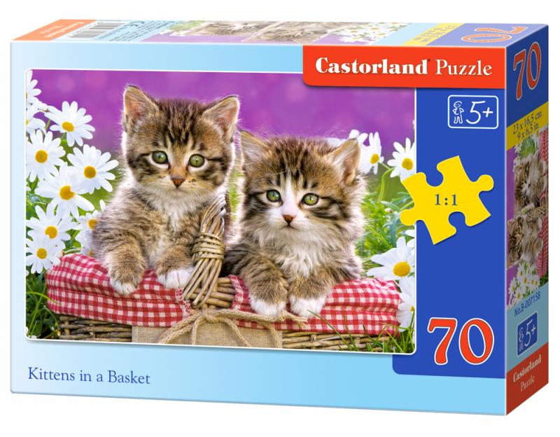 Kittens In A Basket (70 pieces)