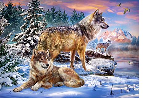 Wolfish Wonderland (500 pieces)