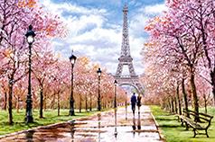 Romantic Walk In Paris (1000 pieces)