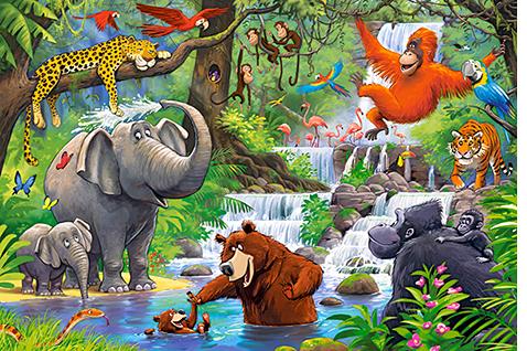 Jungle Animals (40 Pieces)