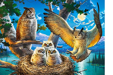 Owl Family (180 pieces)