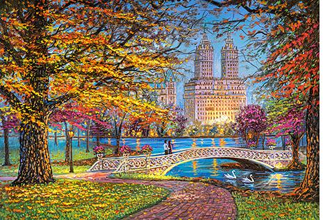 Autumn Stroll In Central Park (1500 pieces)