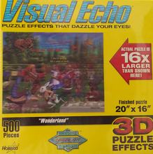 Load image into Gallery viewer, Visual Echo 3D Effect Alice in Wonderland Puzzle (500 pieces)
