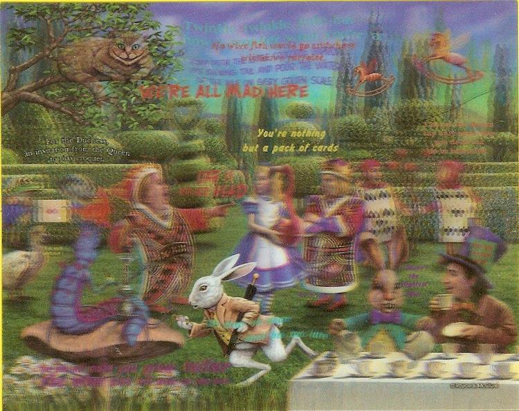 Visual Echo 3D Effect Alice in Wonderland Puzzle (500 pieces)