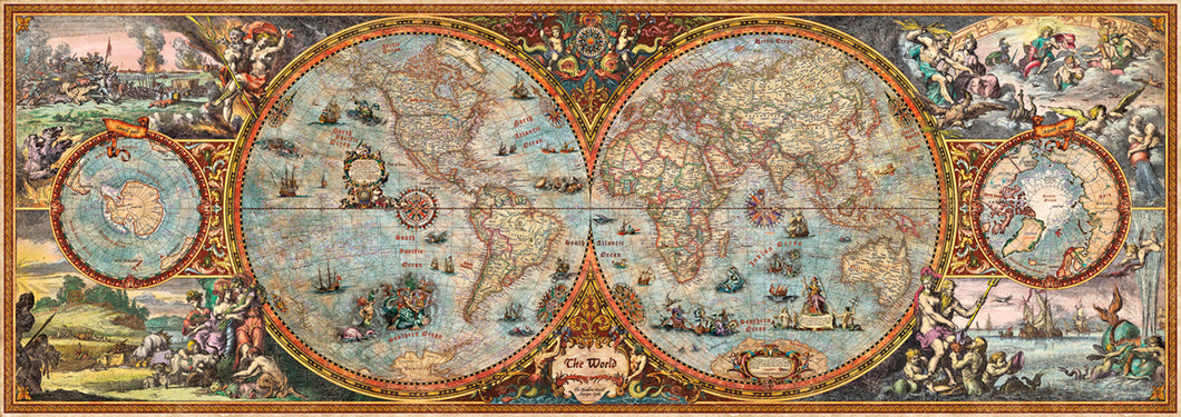 Hemisphere Map (6000 pieces)