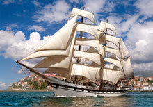 Load image into Gallery viewer, Tall Ship Leaving Harbour (500 pieces)
