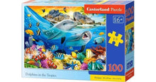 Load image into Gallery viewer, Dolphins in the Tropics (100 pieces)
