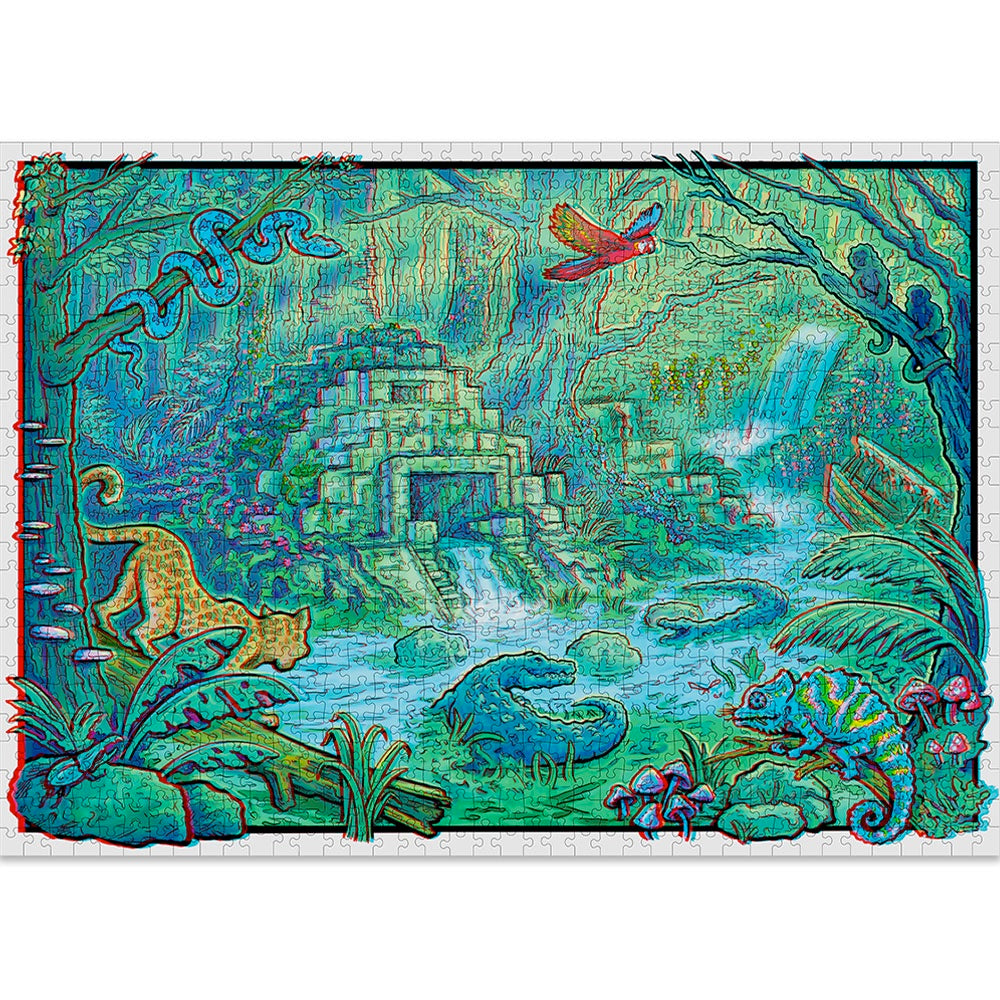 Jungle 3D Jigsaw Puzzle (1000 pieces)