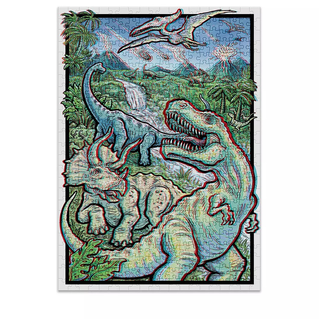 Dinosaurs 3D Jigsaw Puzzle (500 pieces)