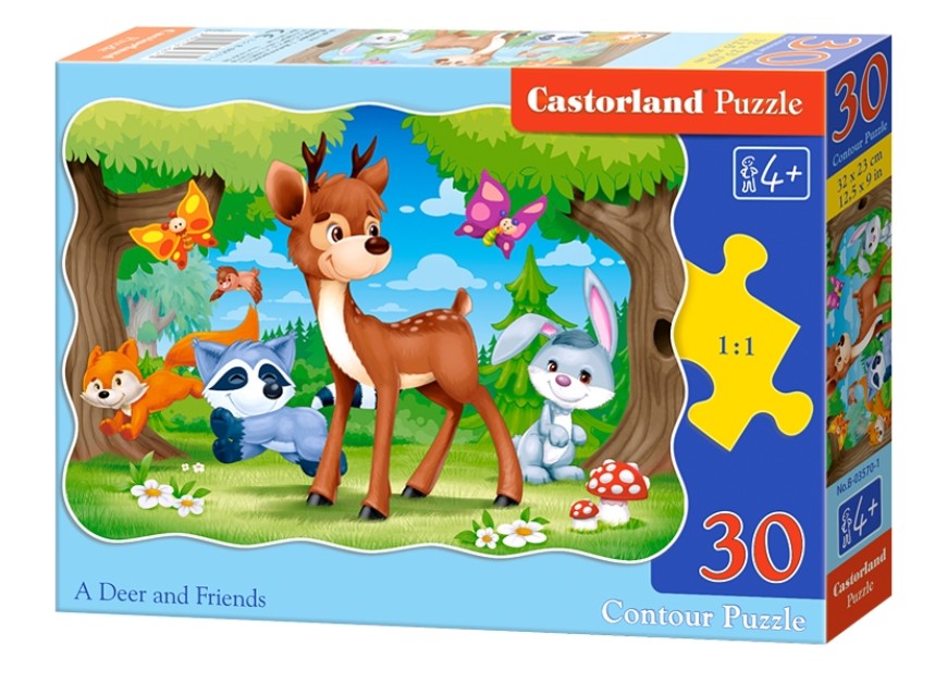 A Deer and Friends (30 pieces)