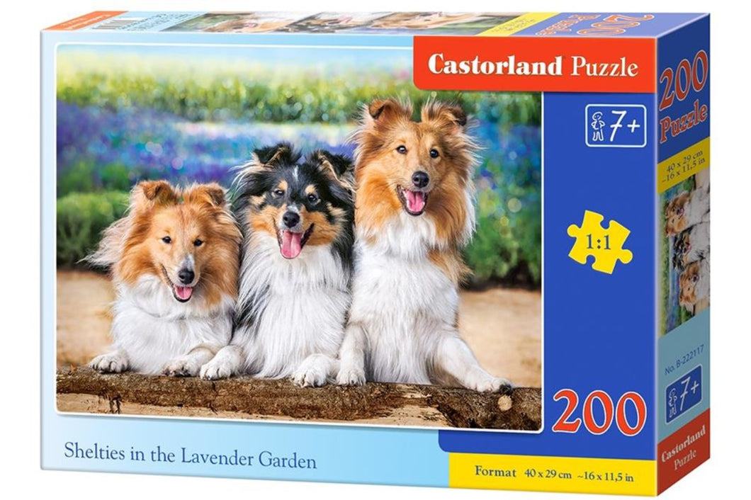 Shelties in the Lavender Garden (200 pieces)