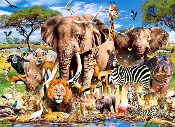 Savanna Animals (1500 pieces) – Holiday Puzzles