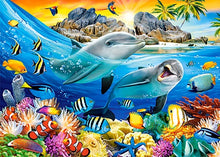 Load image into Gallery viewer, Dolphins in the Tropics (100 pieces)
