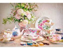 Load image into Gallery viewer, Still Life with Porcelain and Flowers (500 pieces)
